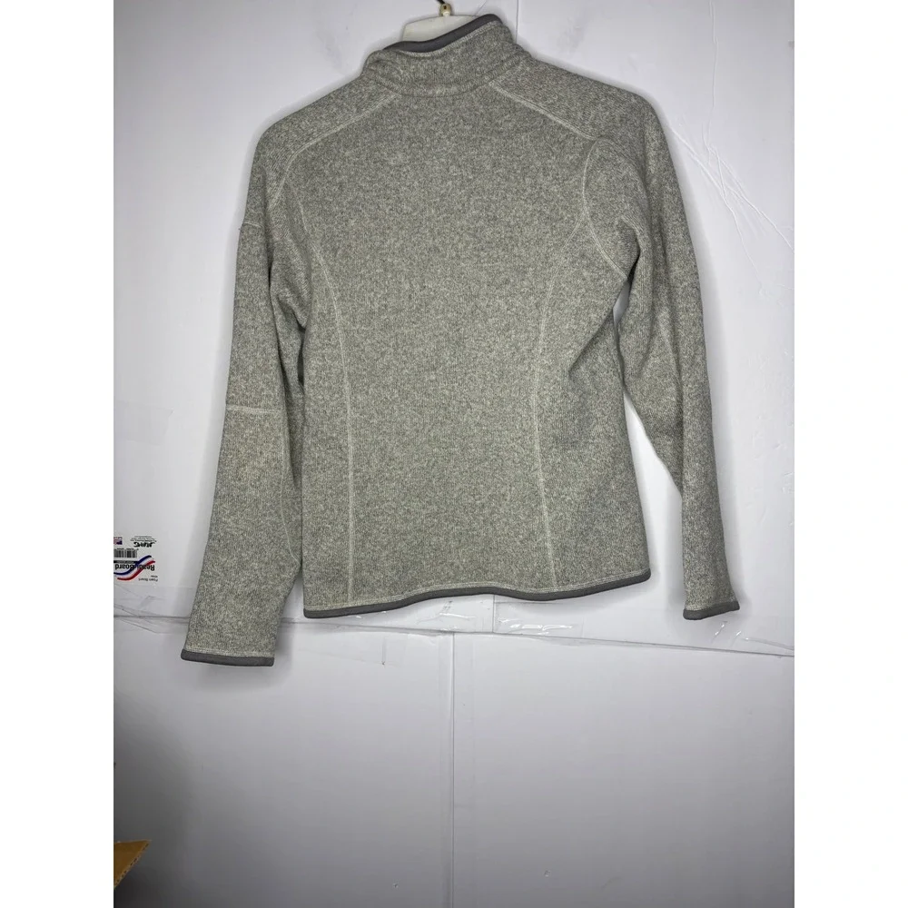 Patagonia Better Sweater 1/4‎ Zip Fleece Pullover Heather Gray Womens Small